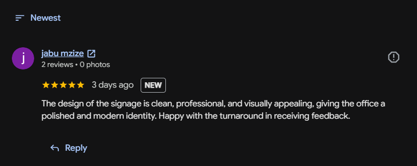 Customer reviews