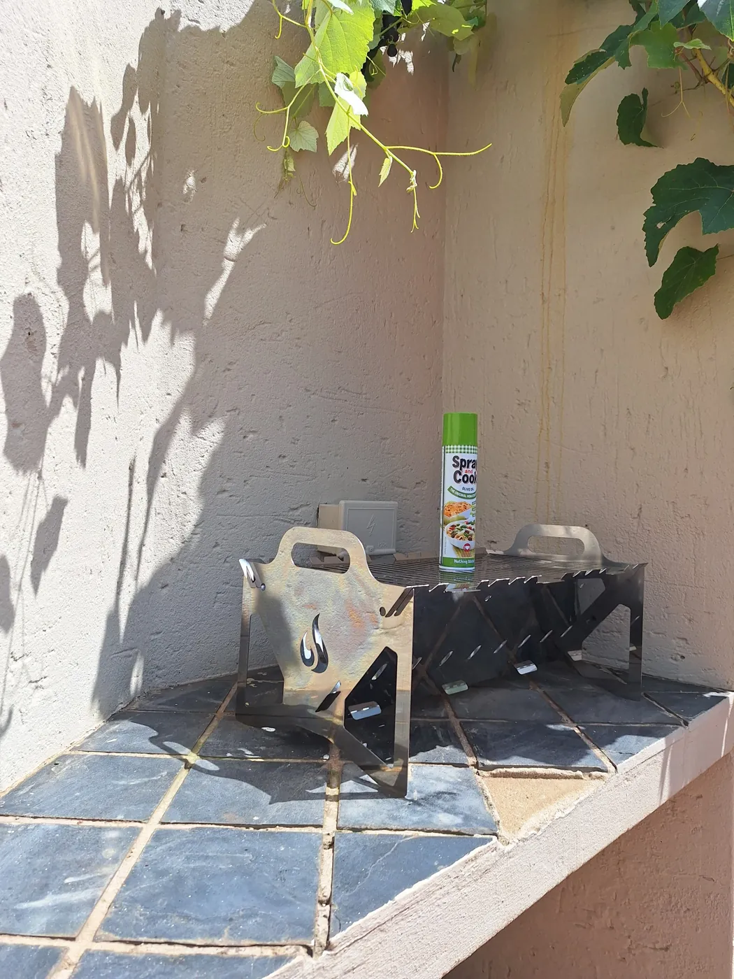 Personalised Stainless Steel Folding Braai